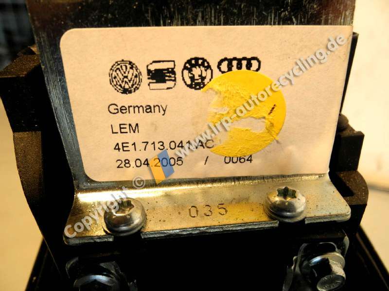 Audi A8 D3 4E BJ2005 Schaltbetätigung Wählhebel mit Schaltbock 6G-Tiptronic